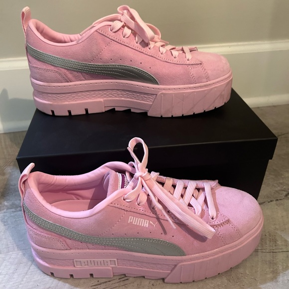 Dua Lipa Collaboration Special Edition Pink Pumas Size 8.5 - Picture 7 of 11
